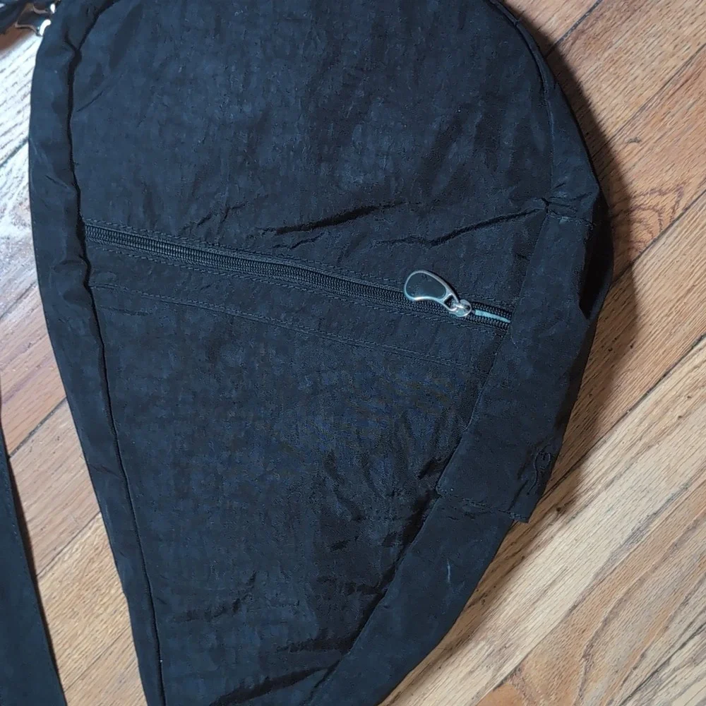 AmeriBag Healthy Back Bag 7103 Black Nylon Medium Crossbody Adjustable Strap